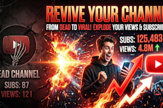 revive and grow your dead youtube channel fast