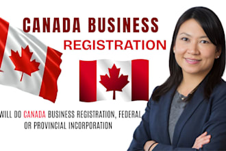 do canada company registration federal or provincial incorporation in 24hrs