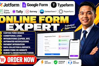 do jotform google form typeform zoho form tally survey contact form 7 paperform