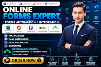create online microsoft forms paperform wufoo zoho form surveymonkey integration