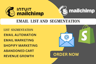 setup mailchimp segmentation with abandoned cart recovery and email flows