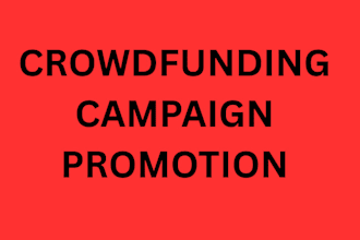 do crowdfunding campaign promotion