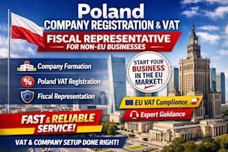 register your poland company and handle vat with fiscal representation
