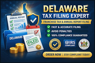 do filing of delaware franchise tax annual report and consulting