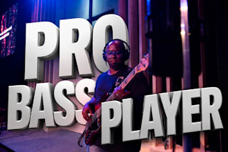 be your brazilian session bassist and record bass for you
