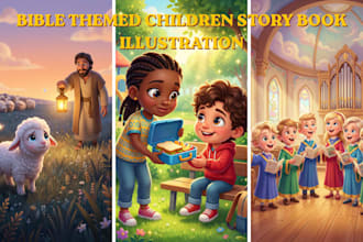 illustrate christian children story book illustration children book illustration