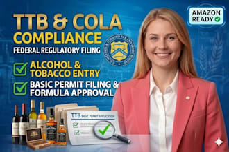 handle ttb permits, cola label approval, and formula approval