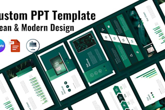 design powerpoint presentation, PPT template, master slides and google slides