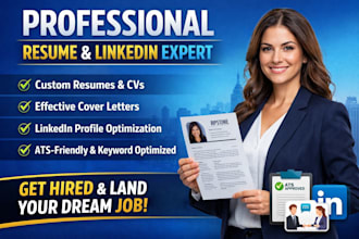 write professional executive finance resume writing  cv editing and linkedin