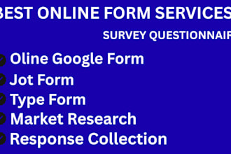 desingn online survey,using googleform,with  automation