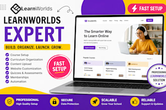 setup and manage learnworlds course upload learnworld course website curriculum
