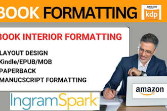 book interior formatting for amazon kindle publishing paperback formatting