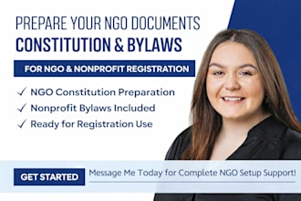 prepare ngo constitution and bylaws for nonprofit registration