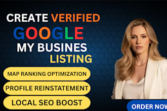 create verified google my business listing for map ranking reinstate profile