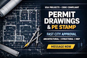 do permit drawings structural engineer florida texas california arizona pe stamp
