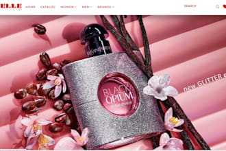 design luxury perfume website fragrance store and cologne website perfume store