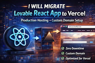 migrate lovable react app to vercel production hosting custom domain setup