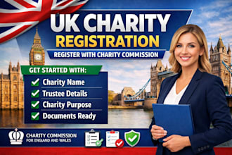 do UK charity registration with charity commission