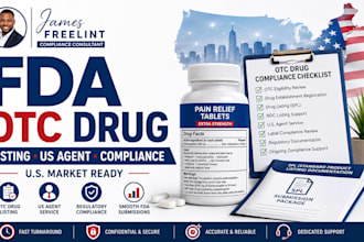 fda otc drug listing and US agent