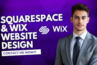 squarespace website design, squarespace redesign, wix studio website wix design