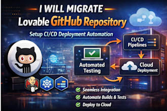 migrate lovable to github respository setup ci cd deployment automation