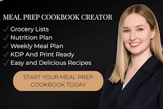 create custom recipe development, unique recipes and meal plans