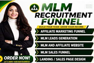 mlm recruitment funnel, MLM sales funnel, affiliate recruitment, MLM promotion