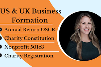 uk charity registration cio cic charity commission clg nonprofit 501c3 setup