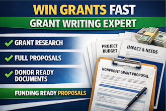 write a winning nonprofit grant proposal, grant application funding request