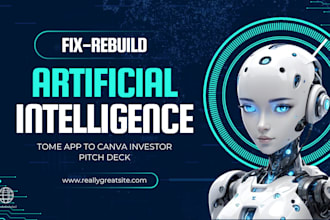 fix rebuild tome app ai pitch deck venture capital deck fundraising pitch deck