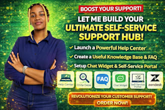 setup zendesk help center knowledge base faq chat widget self service portal