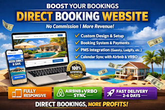 setup direct booking website vacation rental guesty hostaway lodgify smoobu vrbo