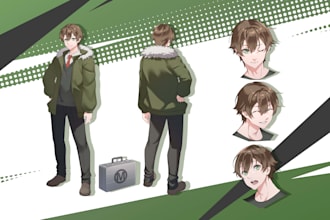 create an anime character sheet