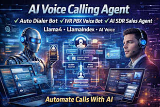 code ai voice auto dialer bot, IVR pbx voice bot, llama4 llamaindex sdr ai agent