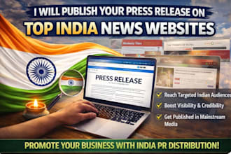 publish your press release on top india news websites