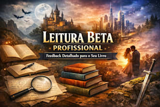 eu farei uma leitura beta do seu livro e darei um feedback