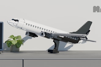 build a custom lego airplane set