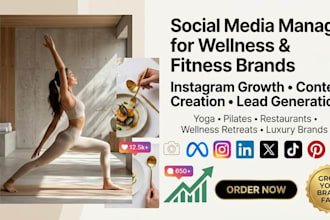 do pilate yoga social media manager restaurants wellness retreat fitness luxury