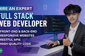 full stack website development with genai