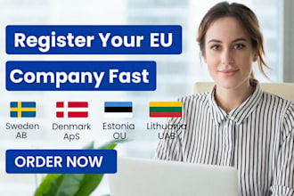 register sweden ab denmark aps lithuania uab estonia ou for business owners