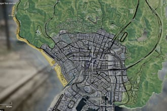 fully design a custom fivem NYC, la, ls minimap for your server