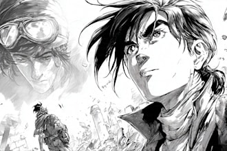 draw comic and manga illustration based on your script