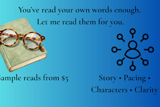 beta read your fiction manuscript with actionable feedback