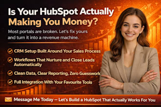 fix and optimize your hubspot CRM automation workflows and hubspot integration
