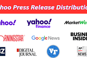 do premium press release distribution on yahoo finance and news sites