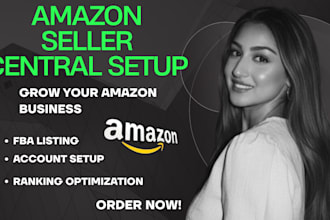 setup  professional amazon individual seller central amazon fba listing seo