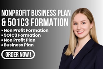 register nonprofit business plan article of incorporation and 501c3 formation