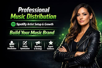 manage, distribute you music, set up, optimize your spotify artist profile