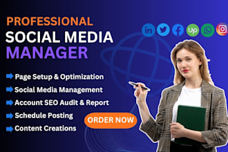 be your monthly social media manager