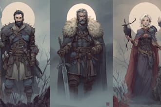 make dnd character art and dnd character arts